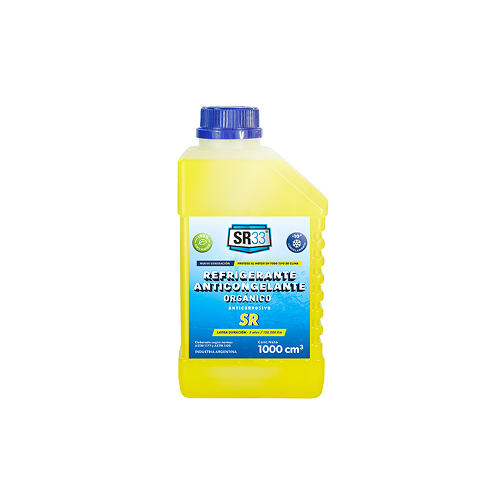ANTICONGELANTE REFRIGERANTE (FORMULA SR -10ºC) AMARILLO - ENVASE 1 LITRO