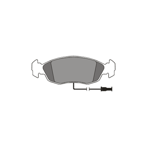 PASTILLA DE FRENO - Fiat Palio - Siena - Tempra (con sensor) (U