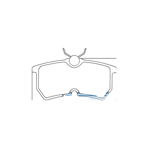 PASTILLA DE FRENO - Ford Focus 09 (trasera)