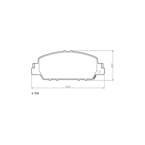 PASTILLA DE FRENO - Honda HR V 15