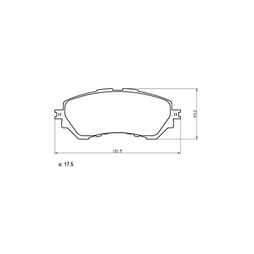 PASTILLA DE FRENO - Toyota Yaris 1.5 LXI