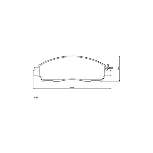 PASTILLA DE FRENO - Nissan Frontier - NP300 '16 / Renault Alaskan '20