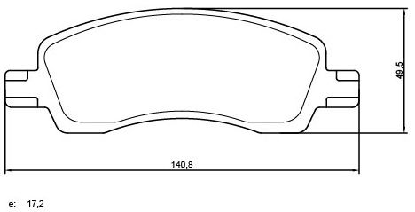 PASTILLA DE FRENO - FIAT CRONOS '18